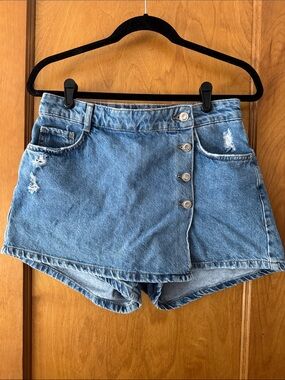 Zara Denim Skort, Medium